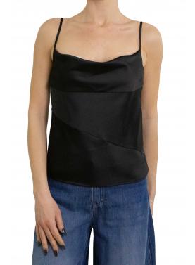 Top con scollo a cascata e spalline sottili Imperial